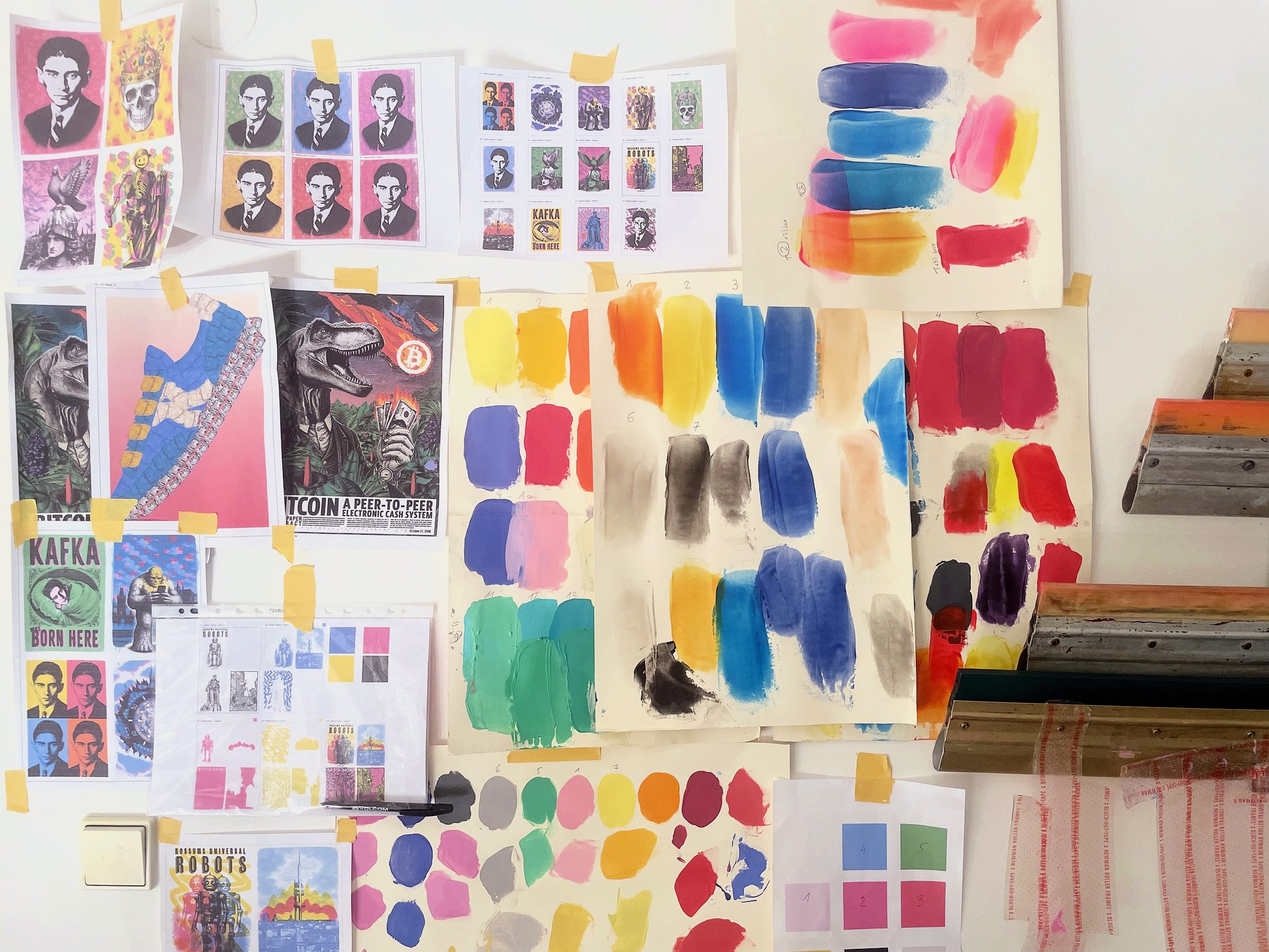 Color swatches — studio, 2026