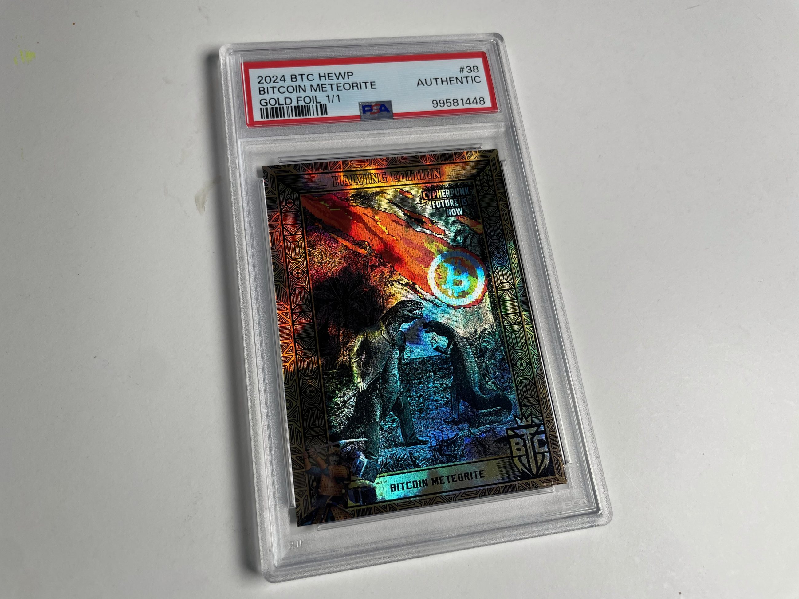 Bitcoin Meteorite — collector's card 1/1