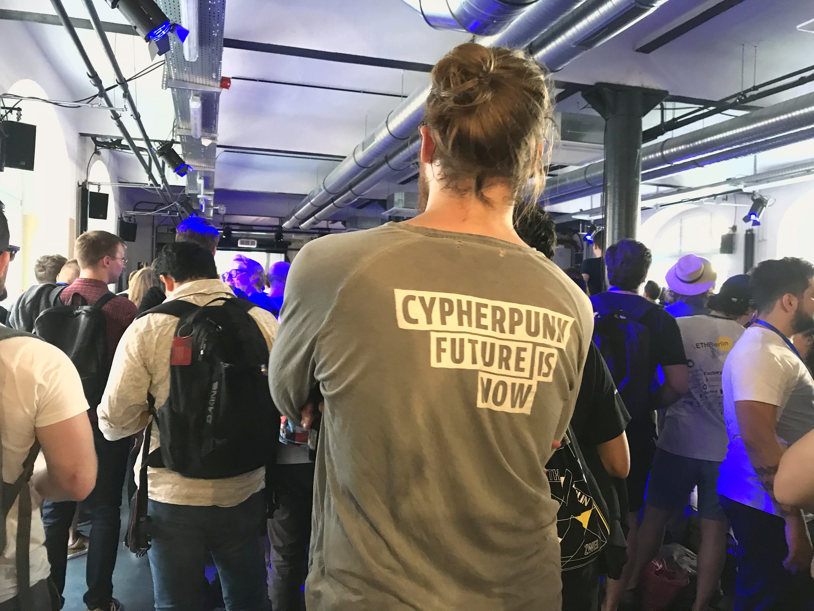 CypherpunkNow — screen printing session at ETH Berlin 2019