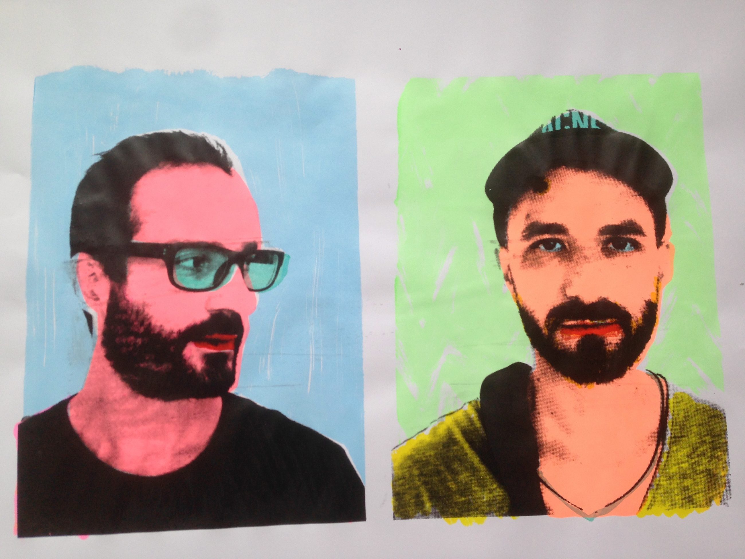 Me and my best friend Pavel — the first Pop Machine portrait test, circa 2016