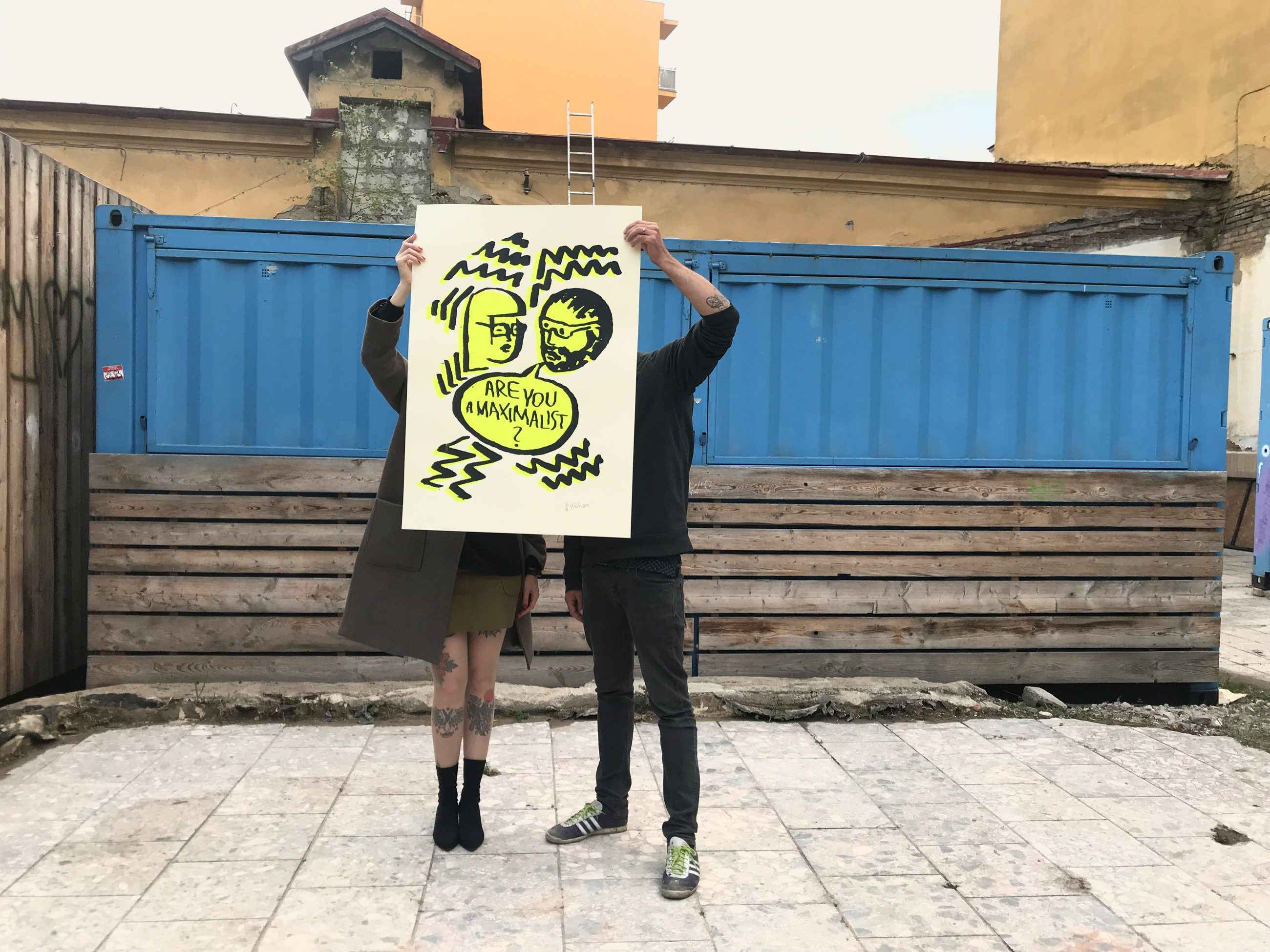 Satoshi vs. CypherpunkNow — the Are You A Maximalist screen print