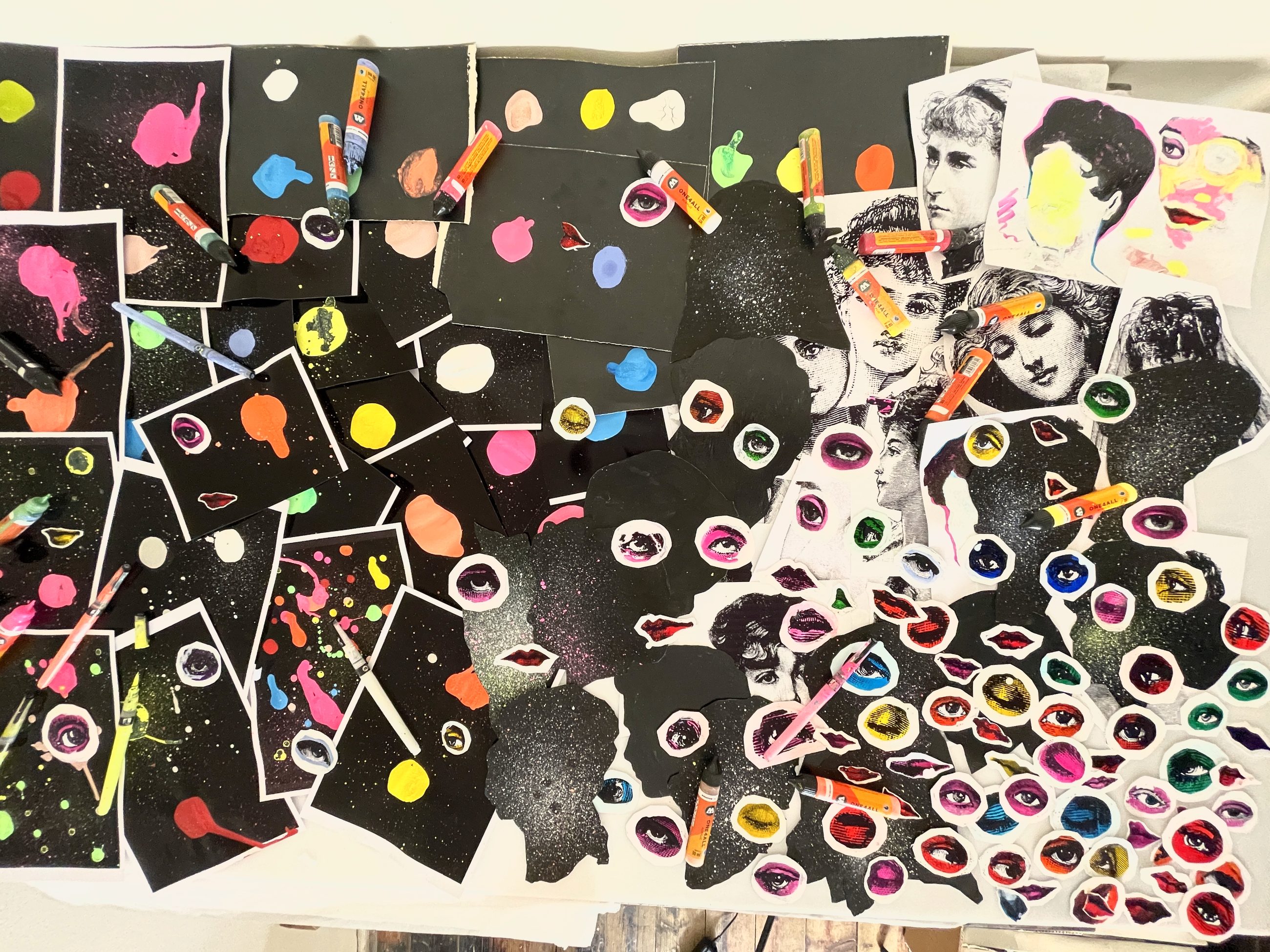 Collage for the High Alert project, circa 2022
