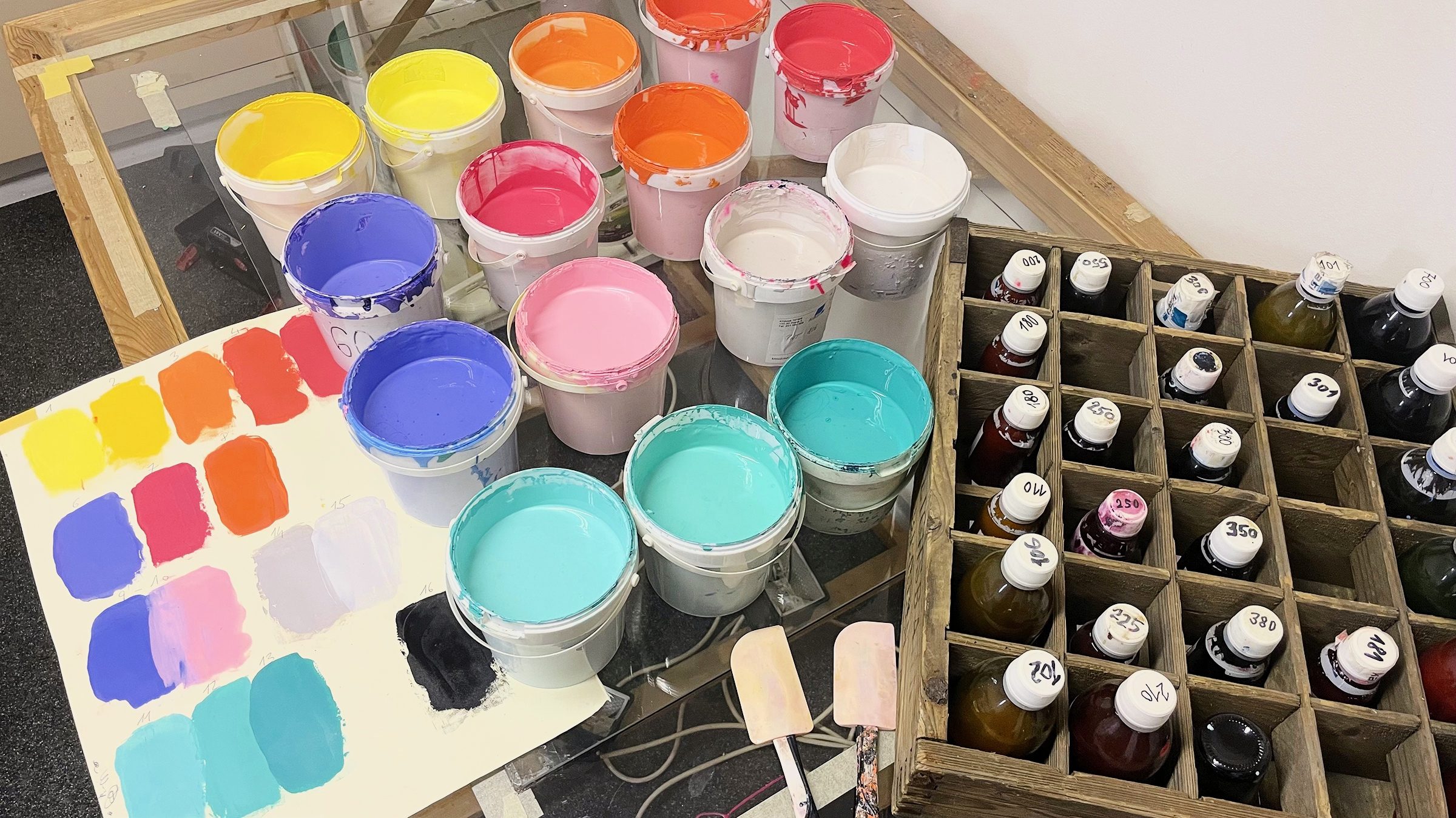 Mixing colors for the Bitcoin White Paper 2026 print