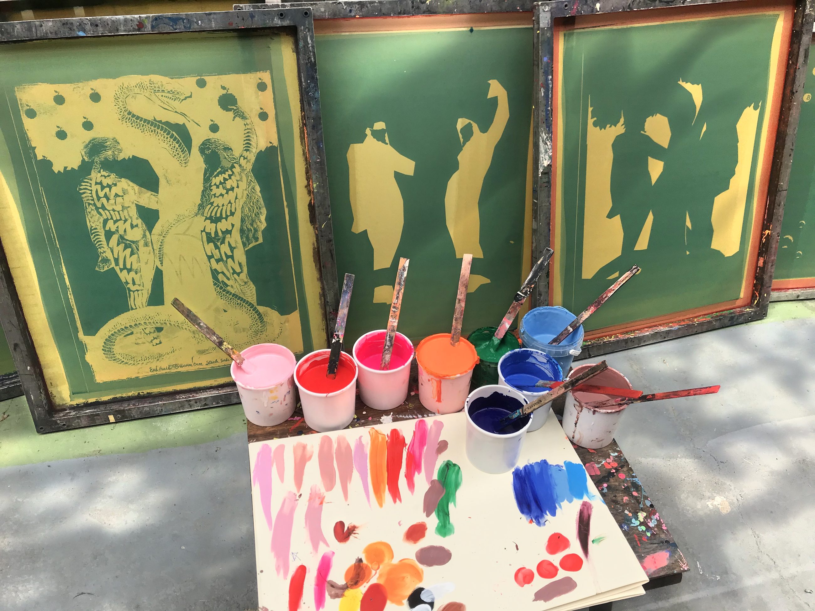 Mixing colors for the Bitcoin Tree print