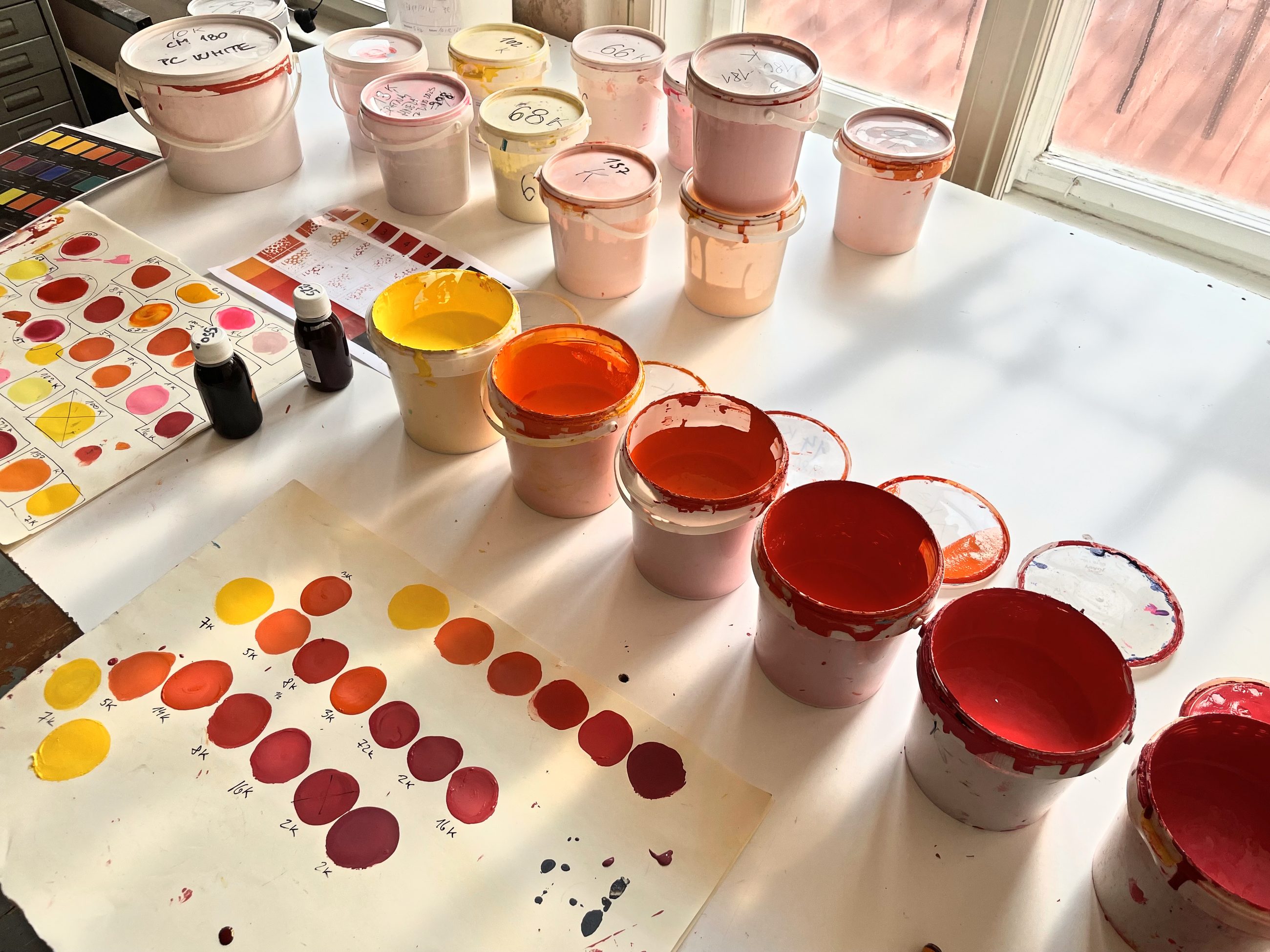 Mixing colors for the Bitcoin Energy poster print