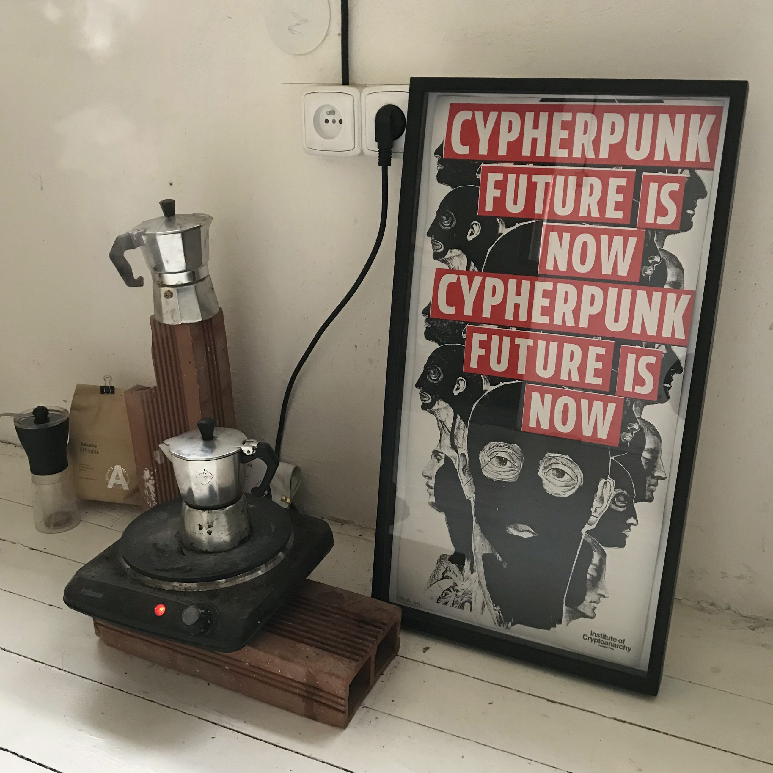 My studio, circa 2017