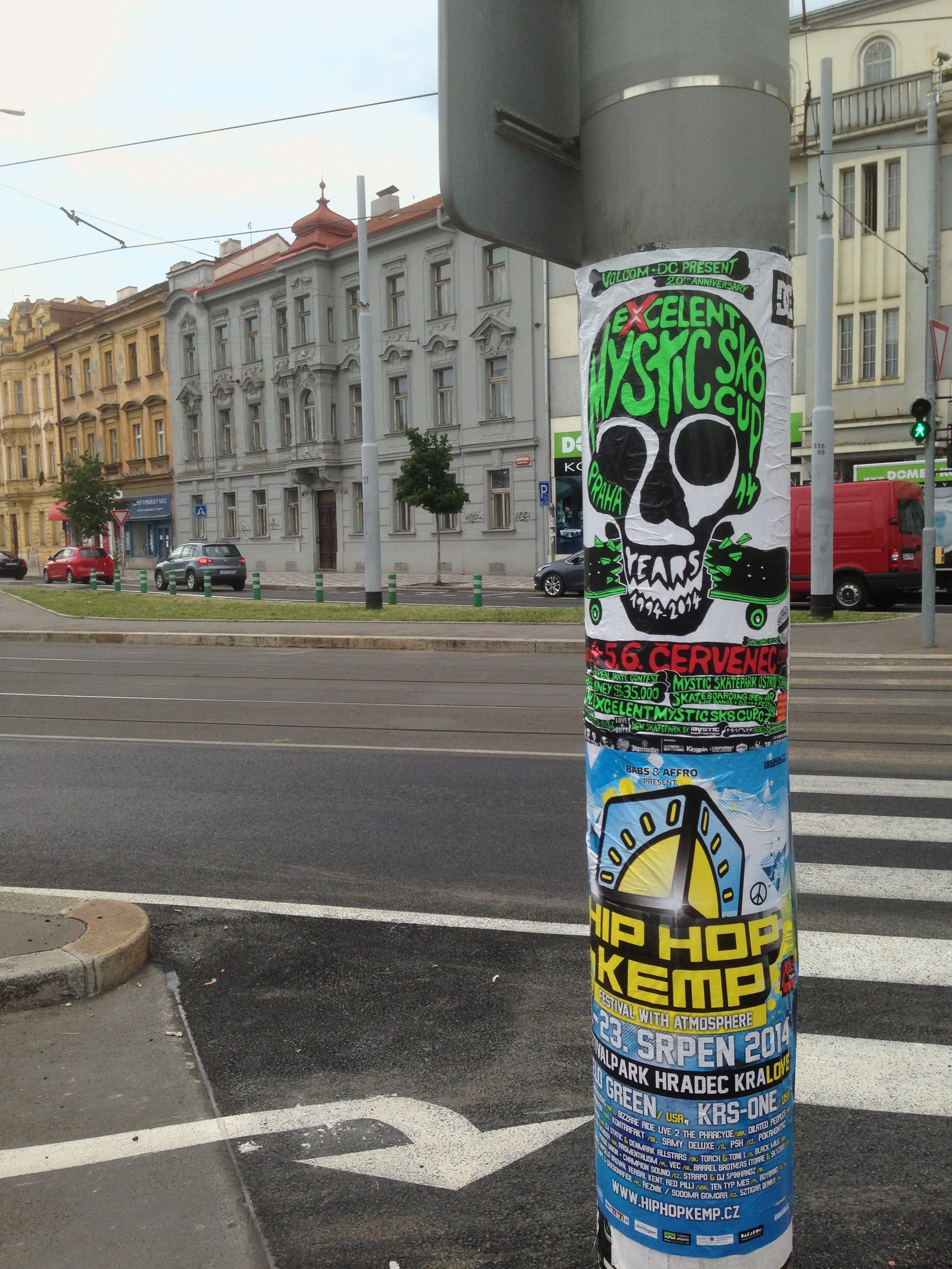 Postering for Mystic Sk8 Cup 2014 in Prague
