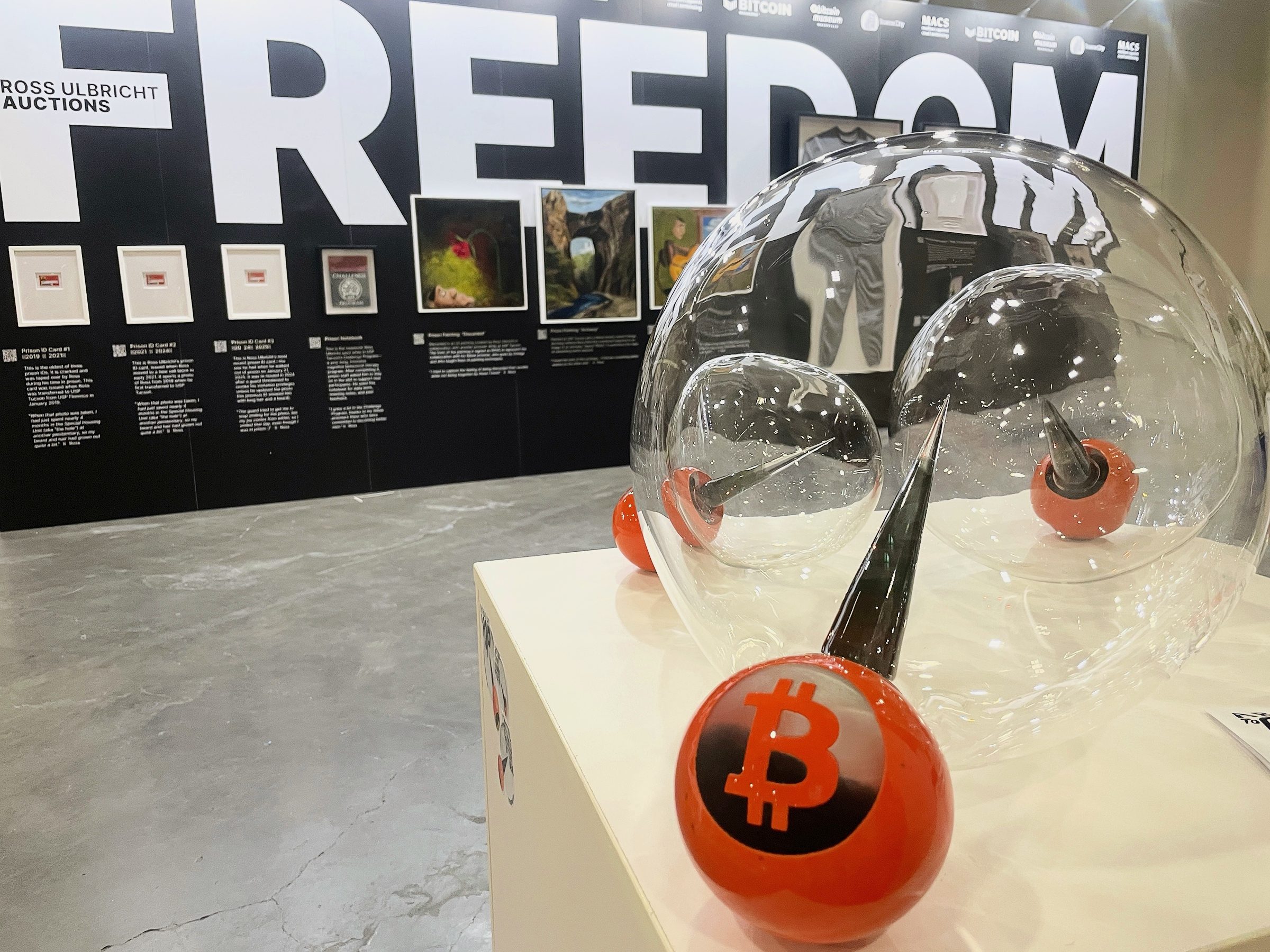 About To Pop at the Bitcoin Art Show in Las Vegas