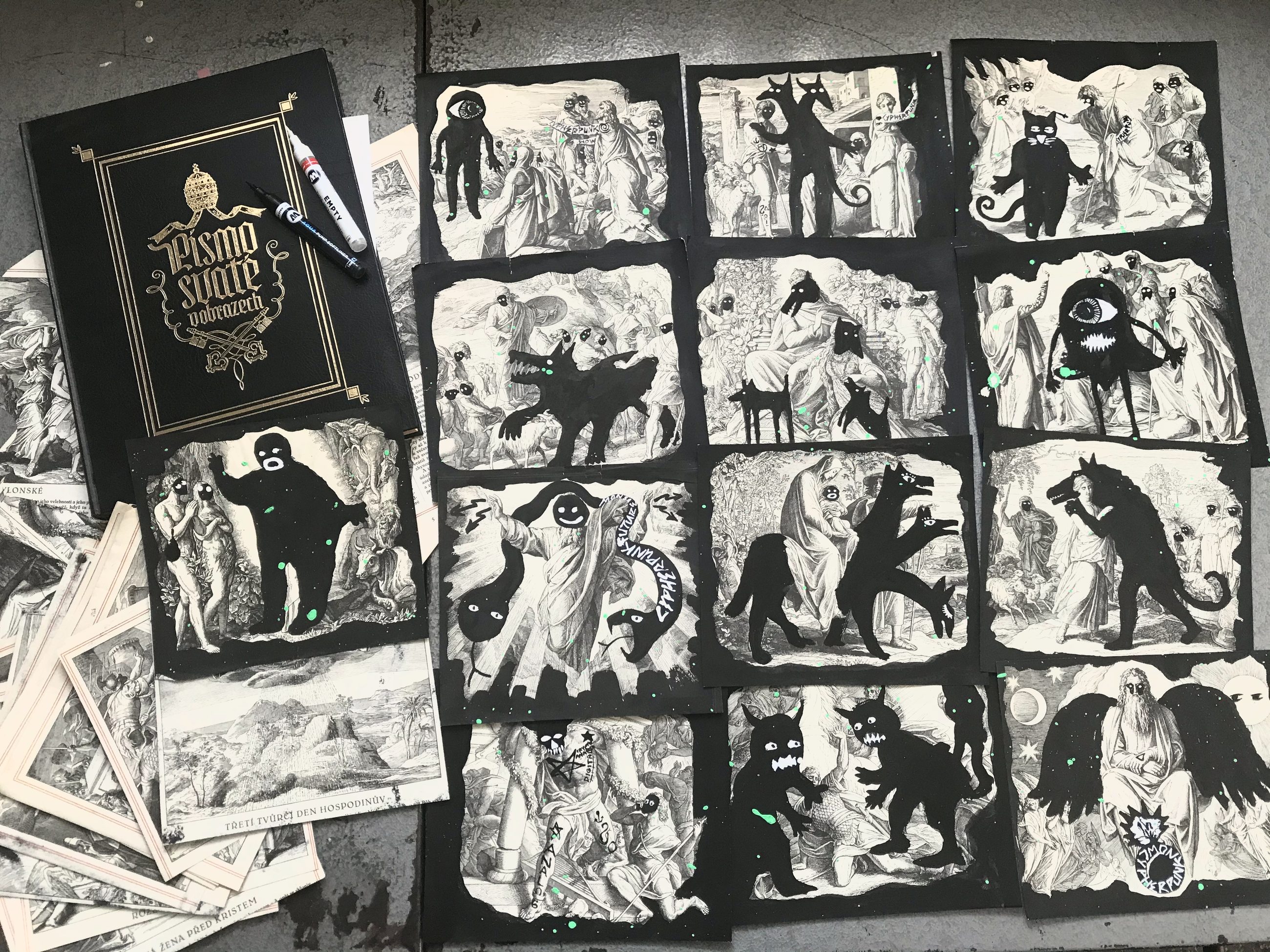 Original illustration for the Raribible project