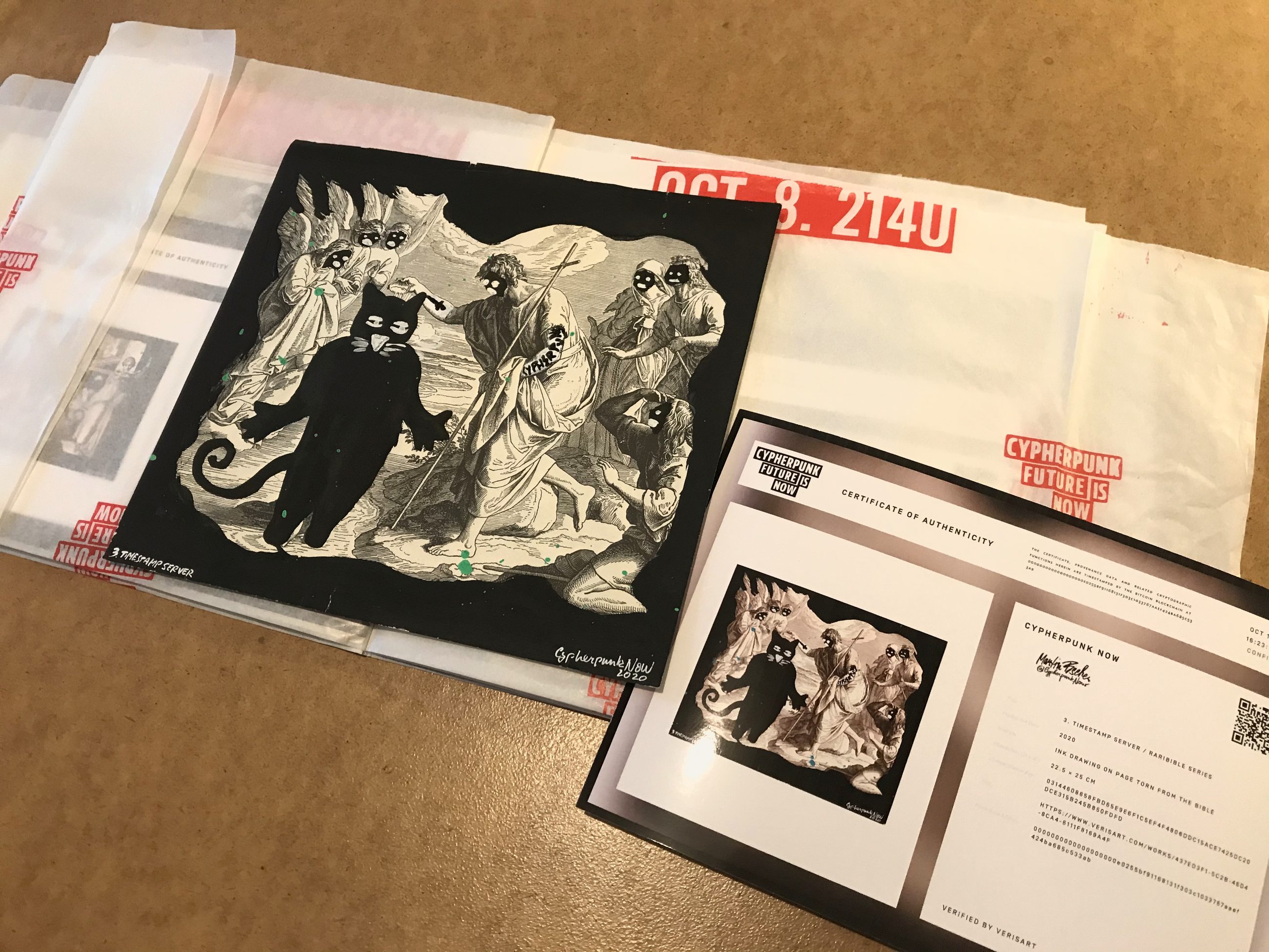 Raribible originals and certificate of authenticity