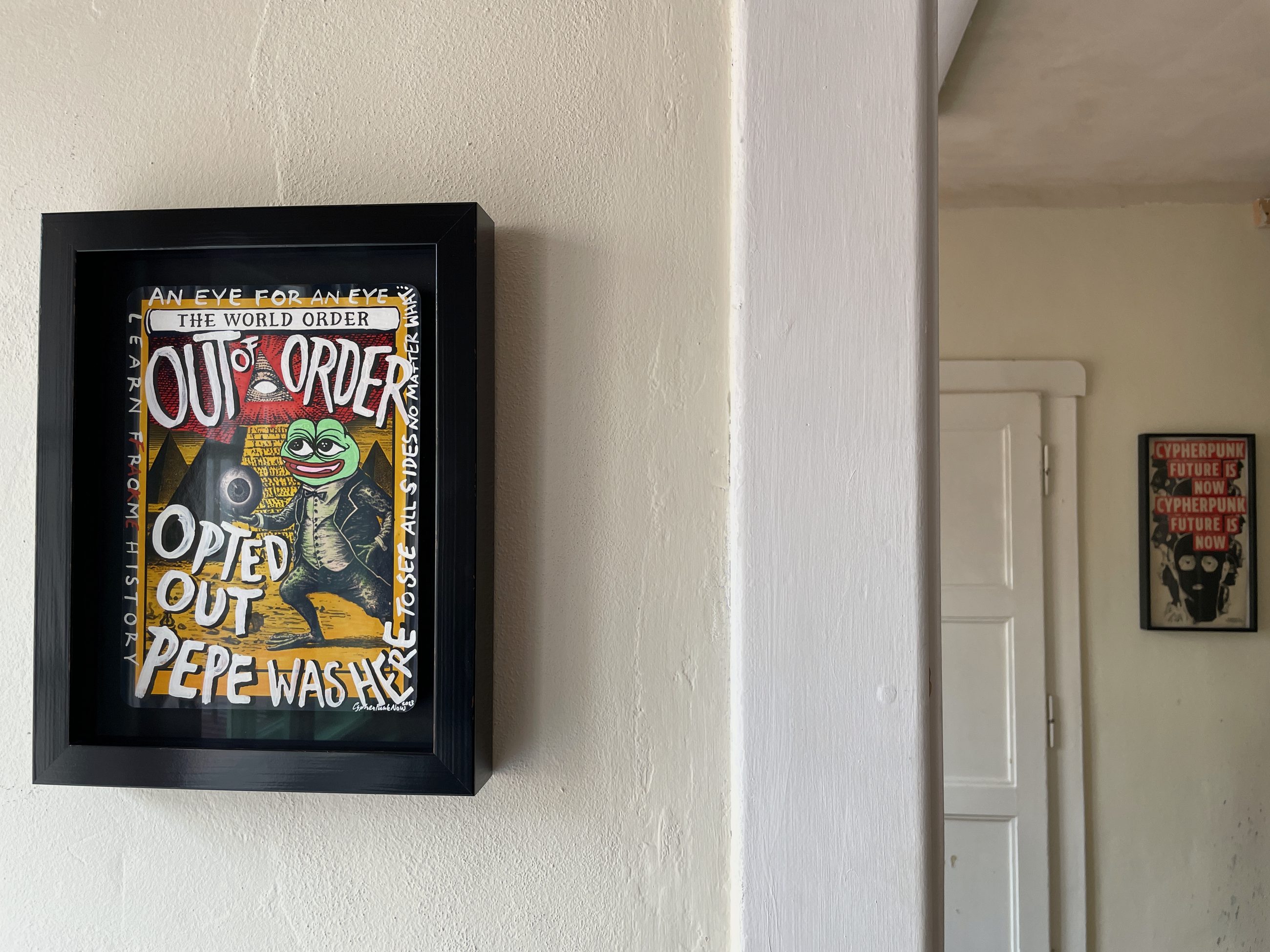 Out Of Order / Pepe Was Here series — studio, circa 2023