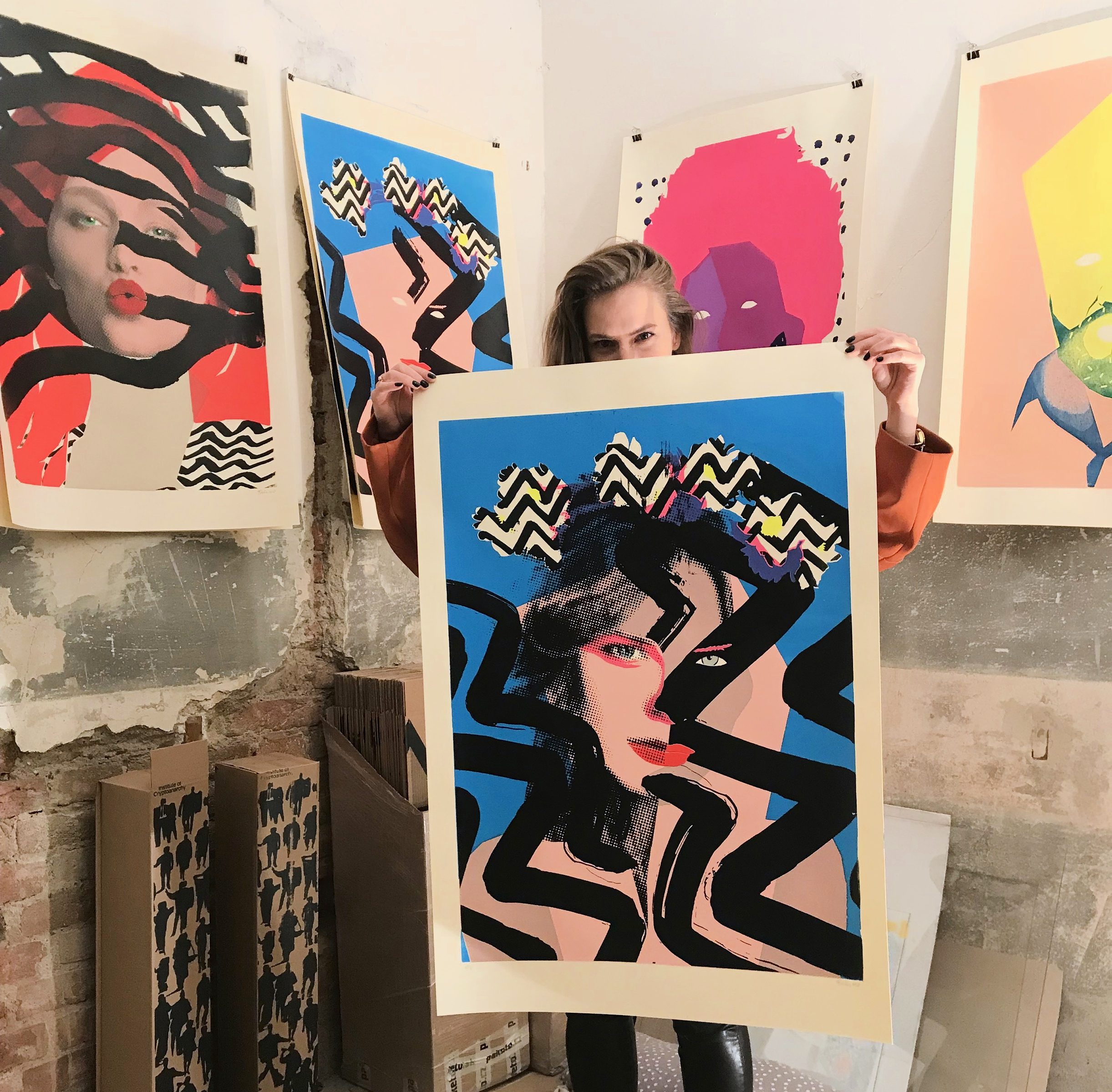 Petra Nesvačilová — Pop Machine portraits