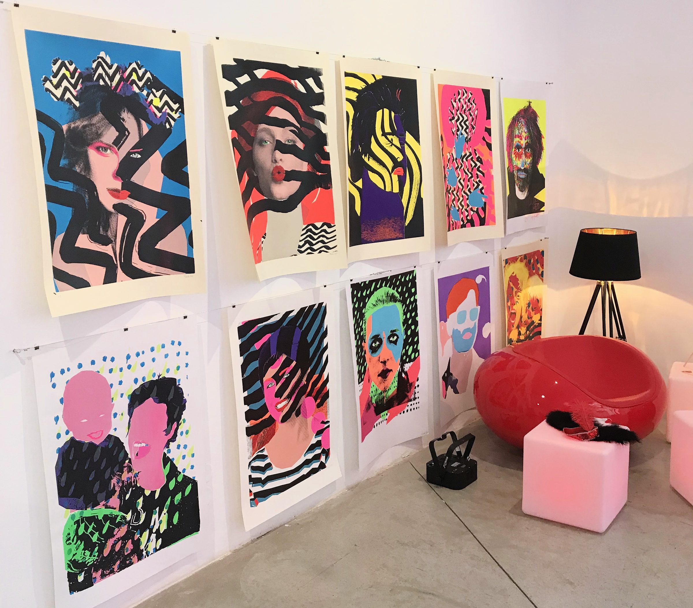 Pop Machine — portraits at the DSC gallery