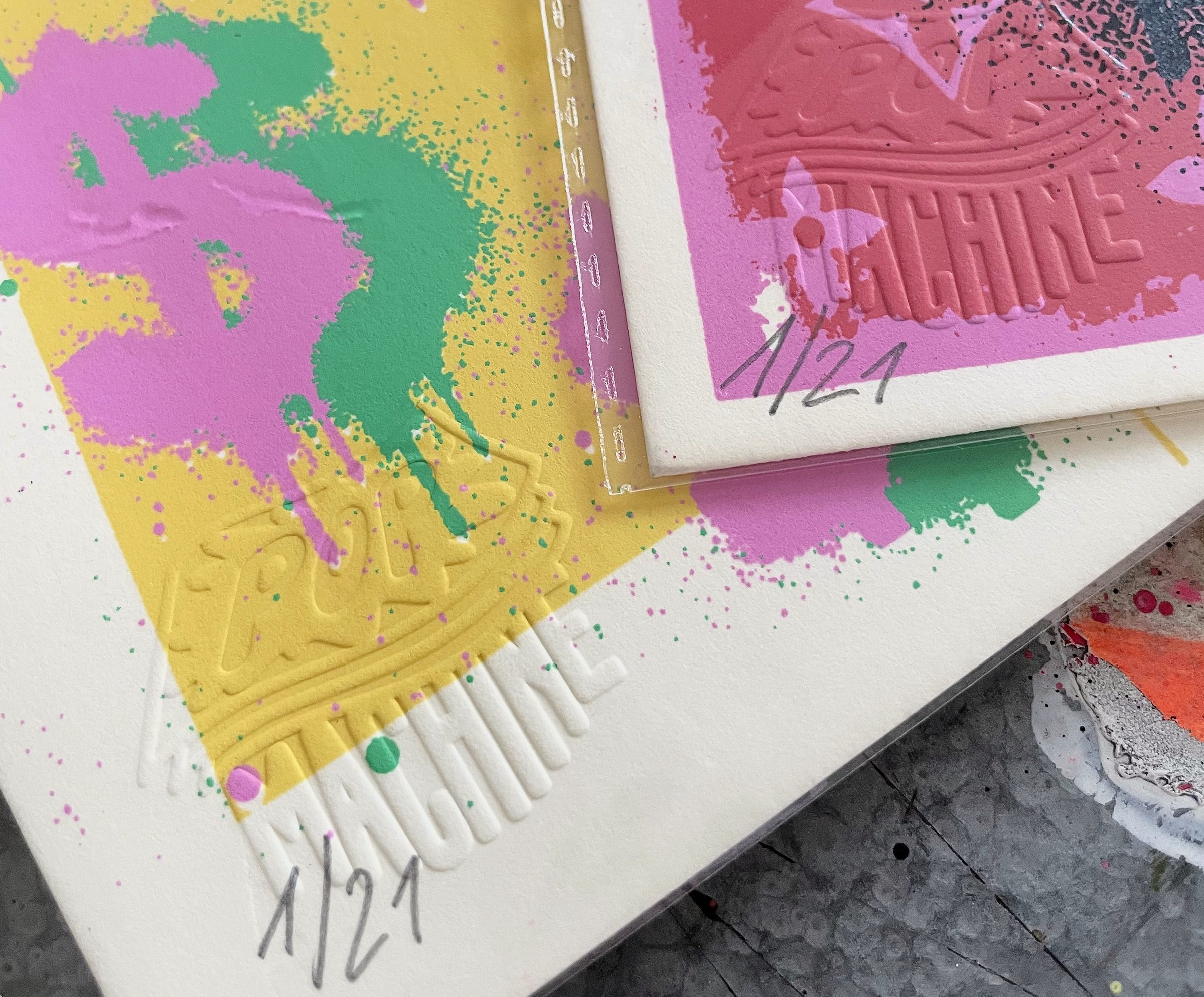 Pop Machine Prague — 3D authenticity stamp