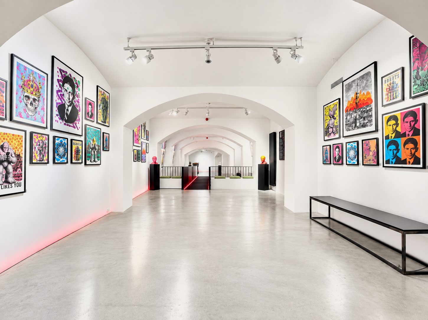 Pop Machine Prague — exhibition at the Kafkoff gallery