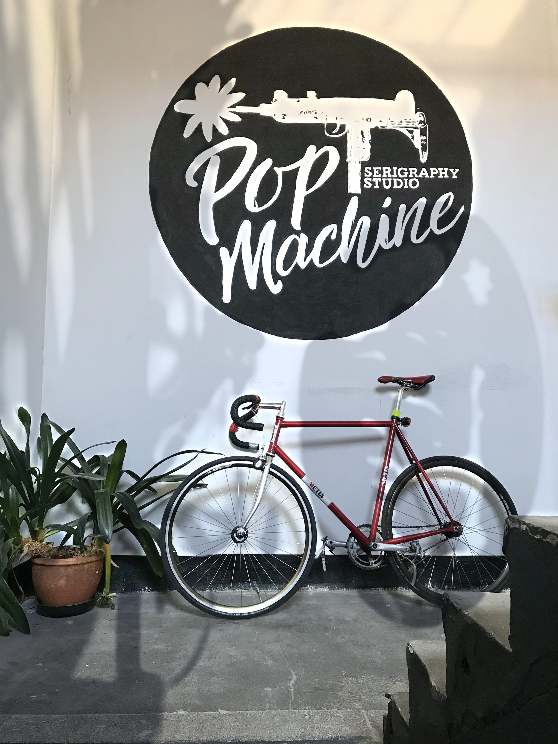 Pop Machine — studio, circa 2018