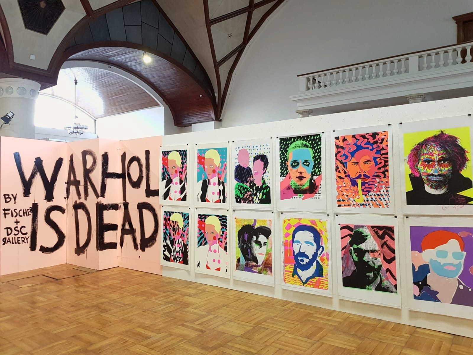 Pop Machine — Warhol Is Dead, installation at the DSC gallery