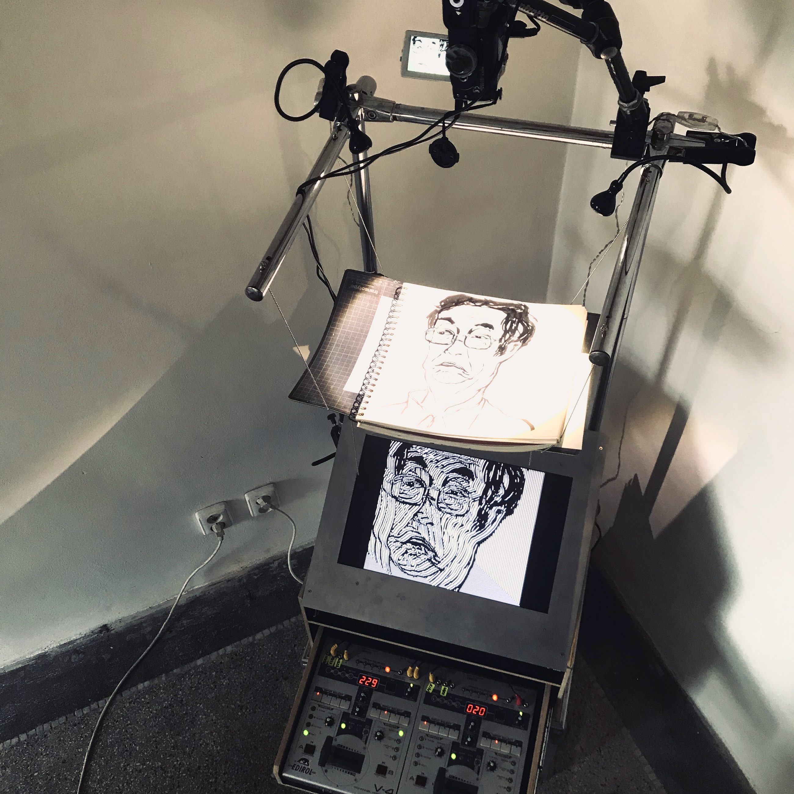 Purea VJ system — live analog VJ setup, circa 2020