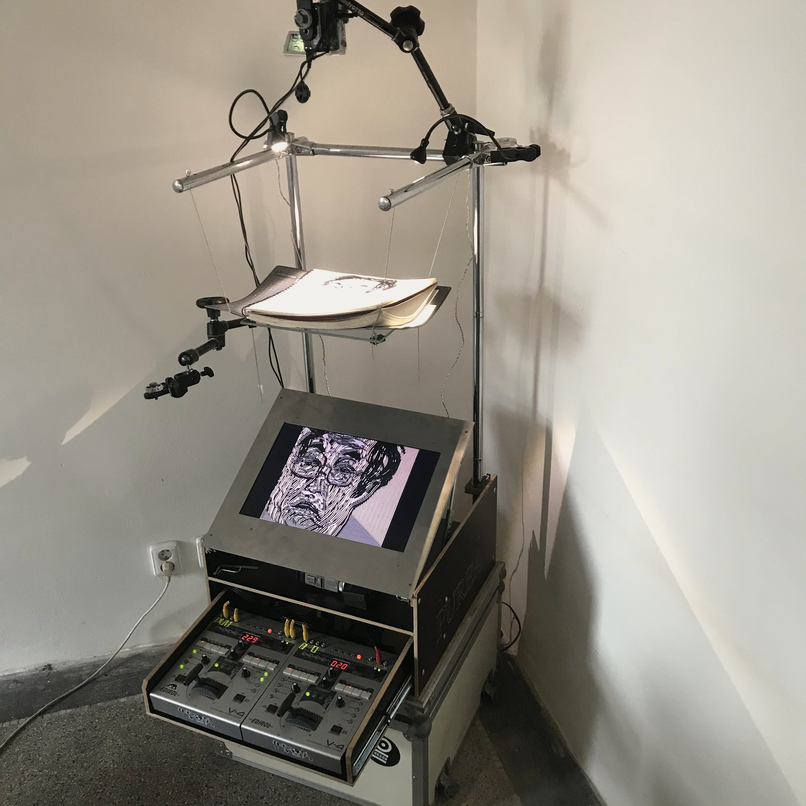 Purea VJ system — live analog VJ setup