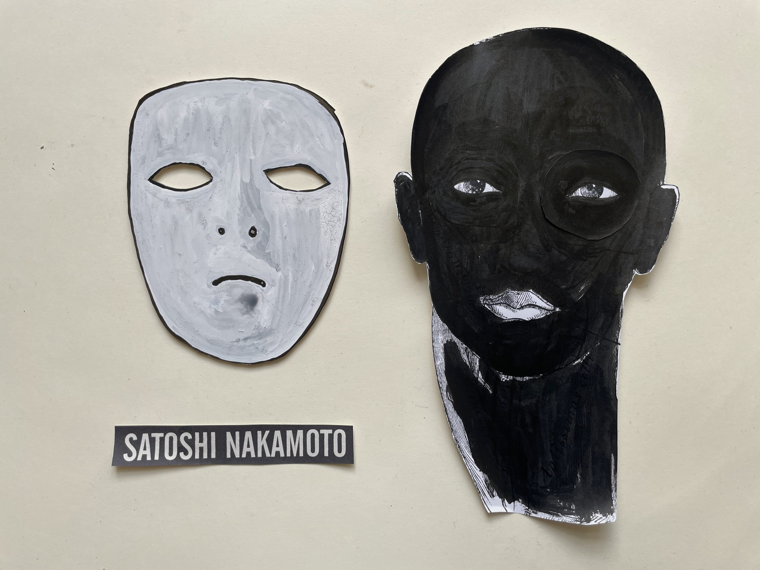 Satoshi Nakamoto collage