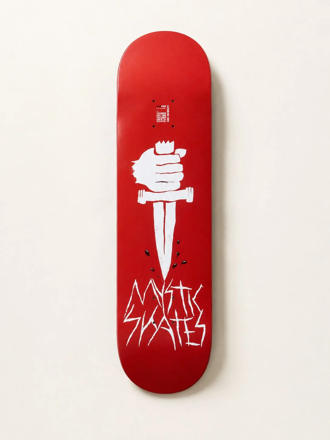 Mystic Skates — Dýka a pěst (červená)