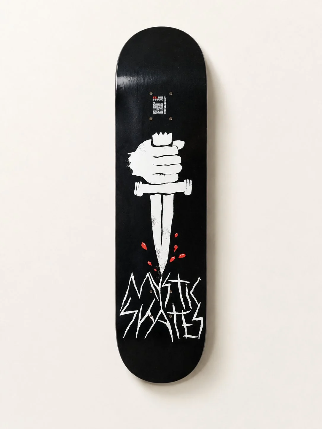 Mystic Skates — Dýka a pěst (černá)