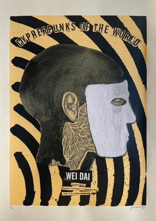 Cypherpunks of the World — Autorský sítotisk — Wei Dai