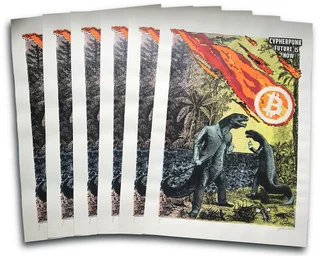 Bitcoin Meteorite — Fotografie díla