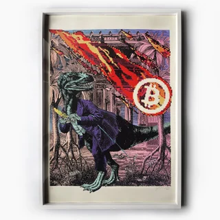 Bitcoin Meteorite 2021 — Fotografie díla