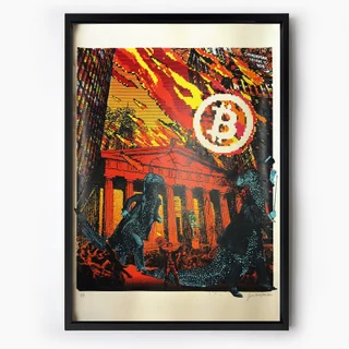 Bitcoin Meteorite — Fotografie díla