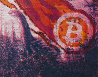 Bitcoin Meteorite Triptych — Fotografie díla