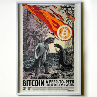 Bitcoin White Paper 2020 — Autorský sítotisk