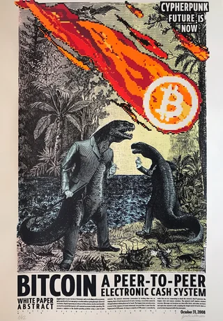 Bitcoin White Paper 2020 — Autorský sítotisk