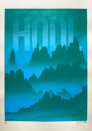 HODL — Morning / Noon / Evening / Night — Autorský sítotisk