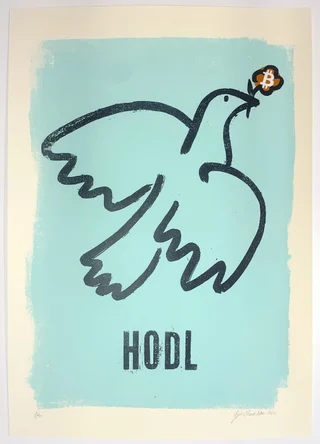HODL 2024 — Original screen print