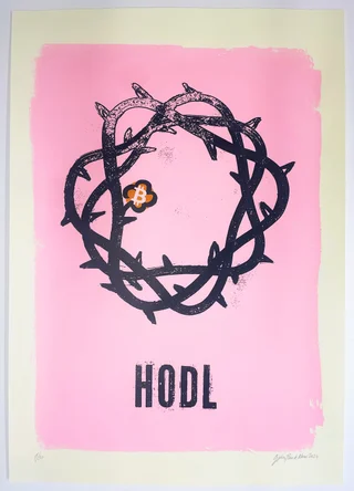 HODL 2024 — Original screen print