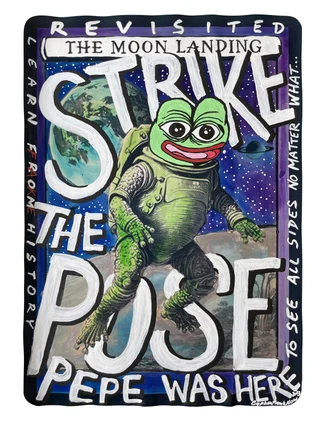 Pepe Was Here — Fotografie díla