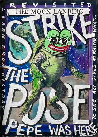 Pepe Was Here — Fotografie díla