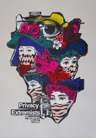 Privacy Extremists — Autorský sítotisk