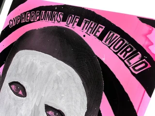 Cypherpunks of the World — Light box — artwork view — Satoshi Nakamoto
