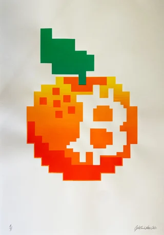Think Hodl — Autorský sítotisk