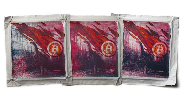 Bitcoin Meteorite Triptych